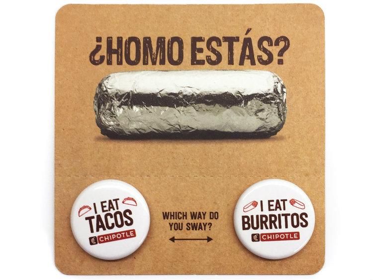 Chipotle Returns to Pride Season With Classic Tagline Homo Estas?