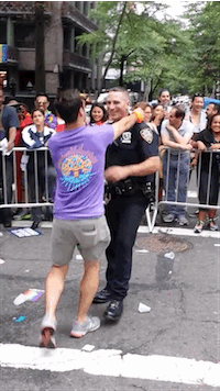 cop dance nyc gay pride gif