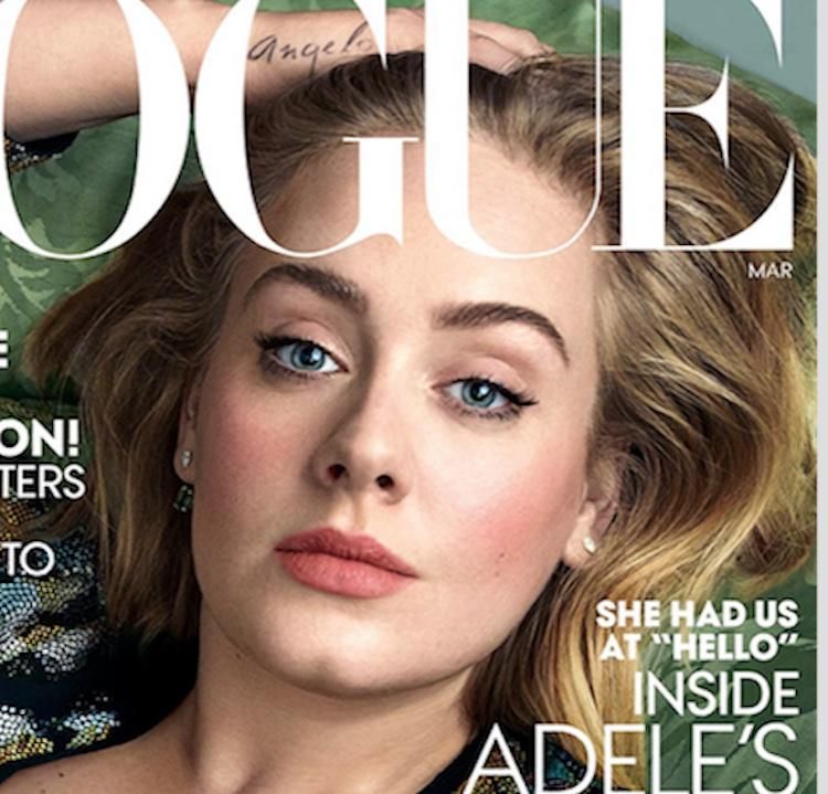 Adele Strikes a Pose for Vogue