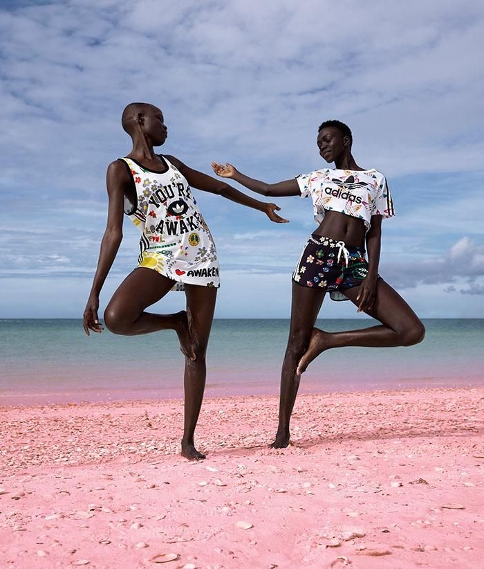 pharrell williams pink beach collection