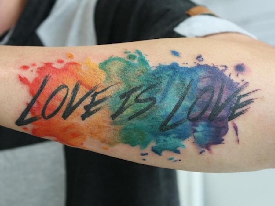 2. Love is Love Tattoo - wide 9