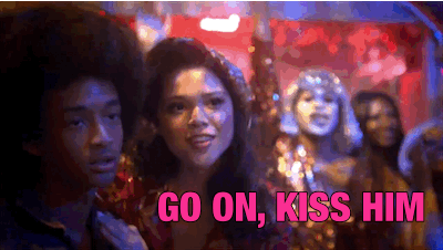 the get down kiss gif