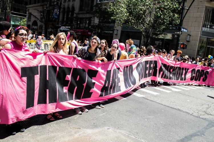 Nyc Pride 2017 Protest Banner