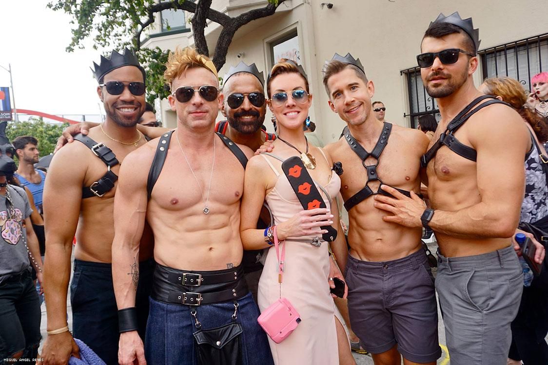 108 Candid Photos of Muscles and Leather at Folsom Street Fair.