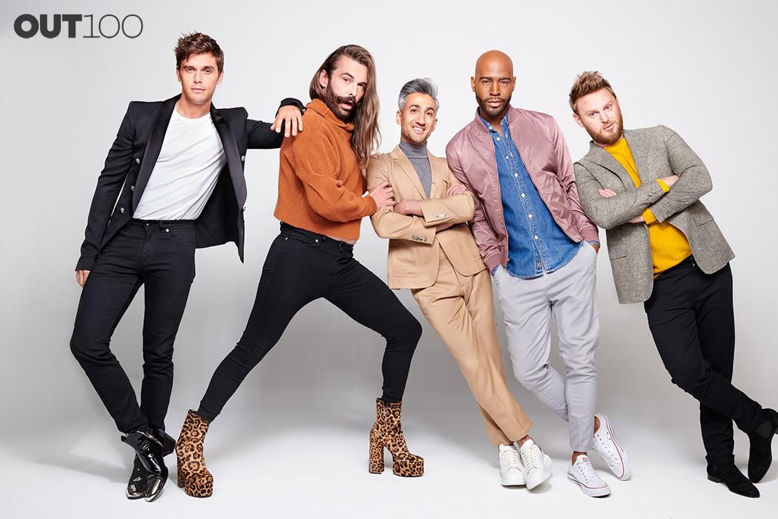 OUT100: The Cast of Queer Eye, Entertainers of the Year