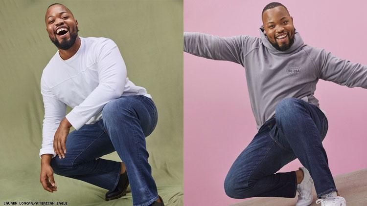 plus size model american eagle