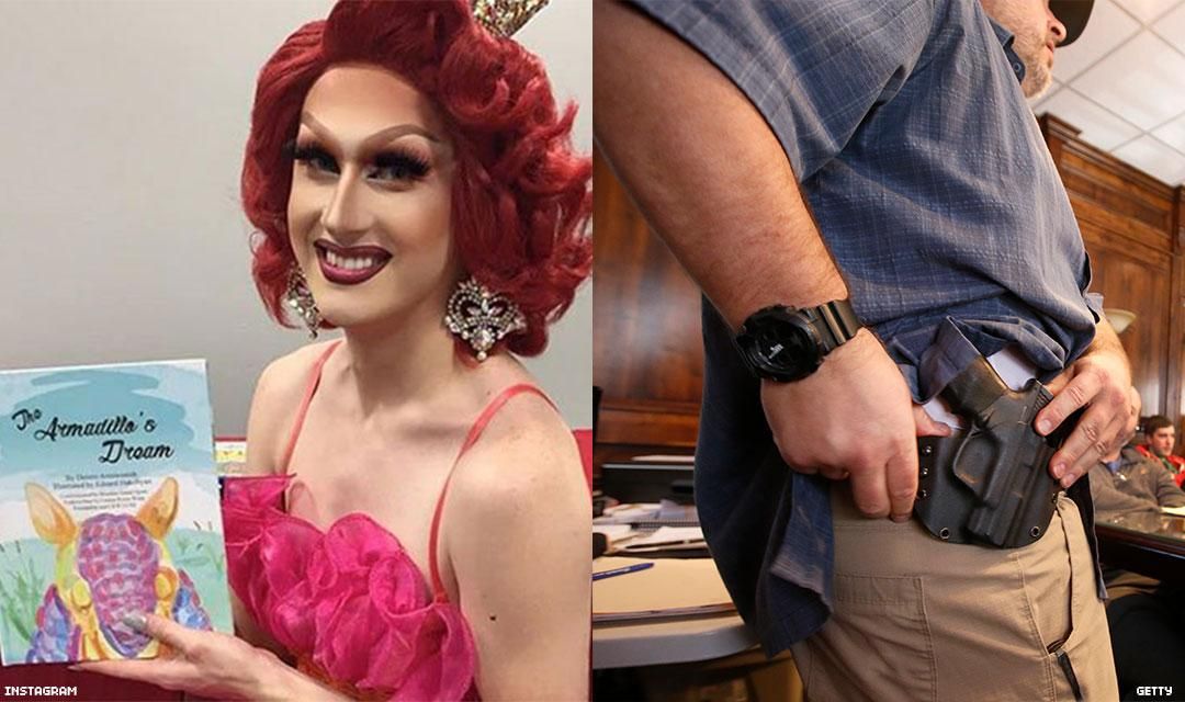 Gun-Toting Conservative Attempts to Ambush Drag Queen Story Time