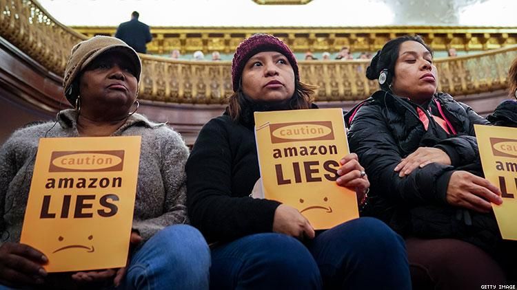 Amazon pulled out of Queens HQ2, but queer activists say New York is "in a housing crisis."