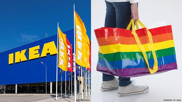 IKEA Rainbow bags 