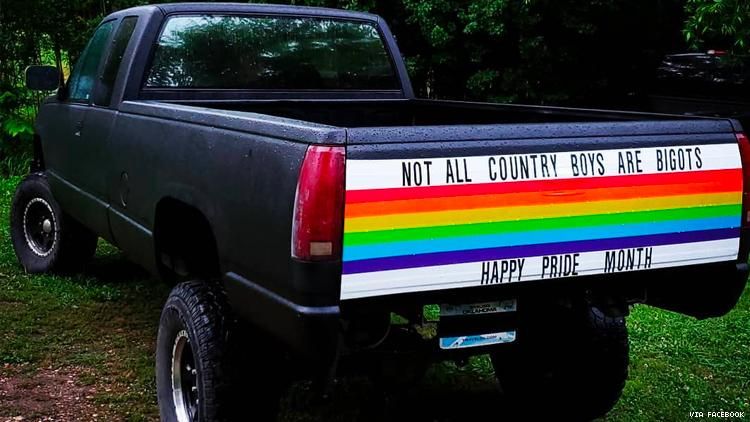 Oklahoma Ally Creates Instantly Iconic Anti-Bigot Truck for Pride