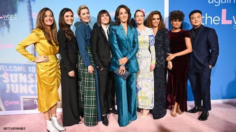 L Word: Generation Q cast on the red carpet. 