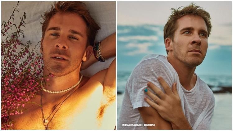 Australian actor Hugh Sheridan reveals he's slept with both men and women, but doesn't want to be labeled.
