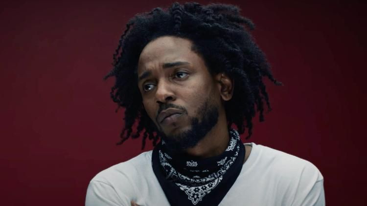 Kendrick Lamar in a music video