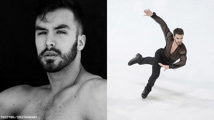 Guillaume Cizeron ice dancer.