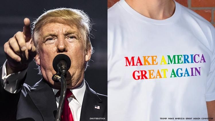 Donald Trump Is Selling Another LGBTQ+ Pride Shirt
