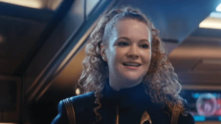 Mary Wiseman in Star Trek: Discovery