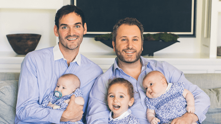 Bryan and Chris Van Dusen and their kids