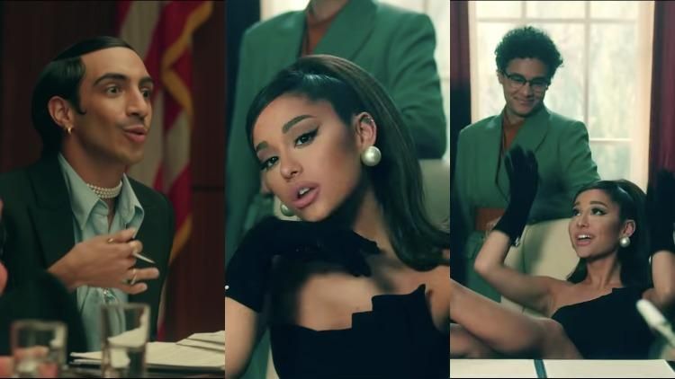 Ariana Grande and queer friends in Promises.