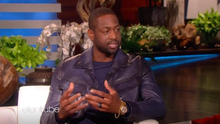 Dwayne Wade on The Ellen Show.