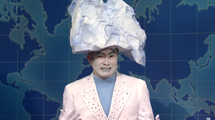 Bowen Yang as iceberg from SNL