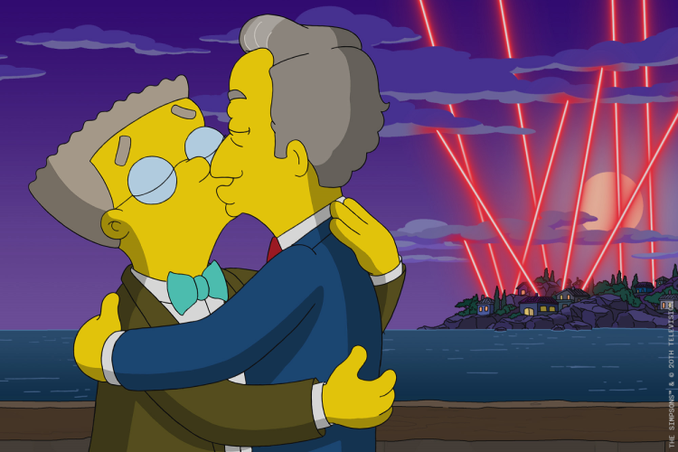 Smithers gets a boyfriend on The Simpsons