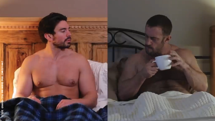 Steve Grand in I'll Be Home for Christmas video cover