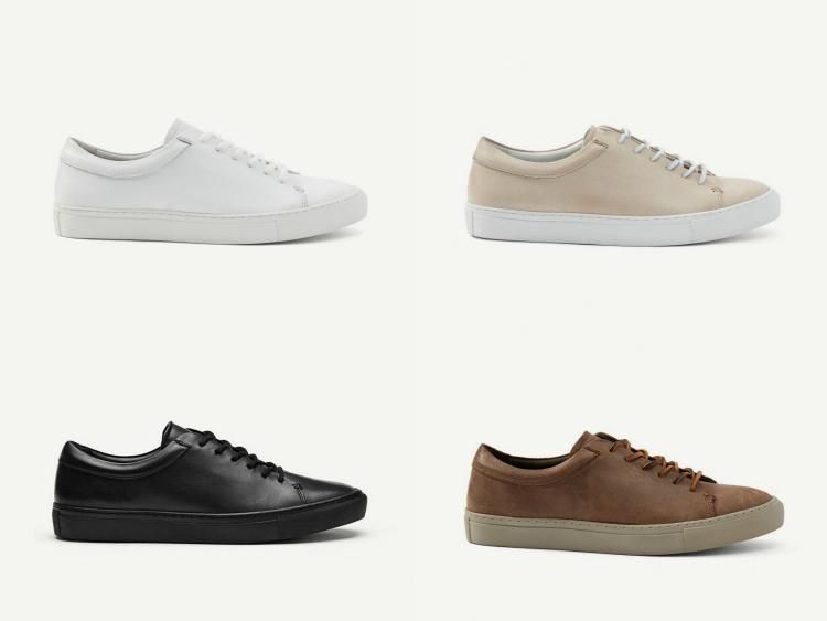 frank and oak white sneakers