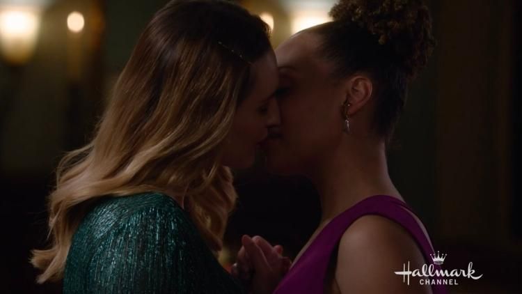 Hallmark Channel Finally Aired a History-Making Same-Sex Kiss