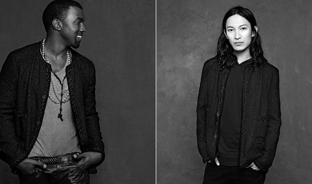 Kanye West, Alexander Wang Rock the Classic Chanel Jacket