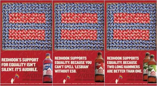 You Can&#039;t Spell Lesbian Without ESB: Redhook Brewery Promotes Marriage Equality