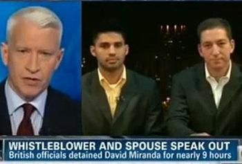 WATCH: Anderson Cooper Interviews Glenn Greenwald, David Miranda