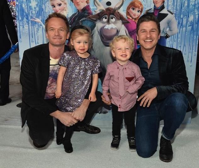 Disney's Frozen Premiere: Neil Patrick &amp; David Burtka &amp; The Cuties
