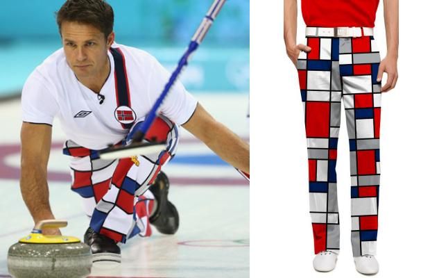 We've Found the Norwegian Curling Team's Pants!
