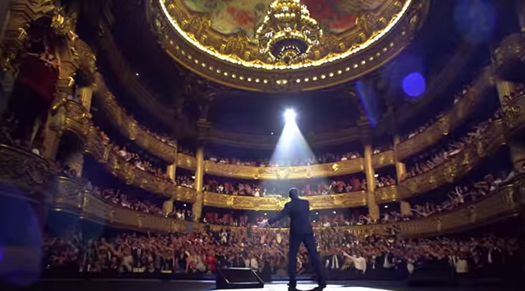 EXCLUSIVE: George Michael Performs 'Let Her Down Easy' at Palais Garnier Opera House in Paris
