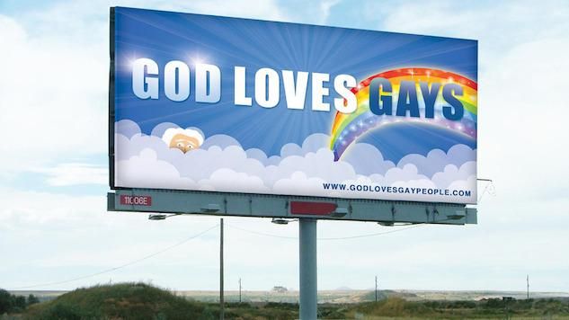 God Loves Gays Billboard Counters Westboro Hate