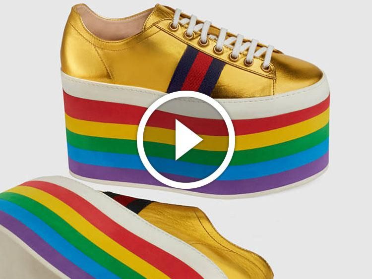 gucci pride shoes
