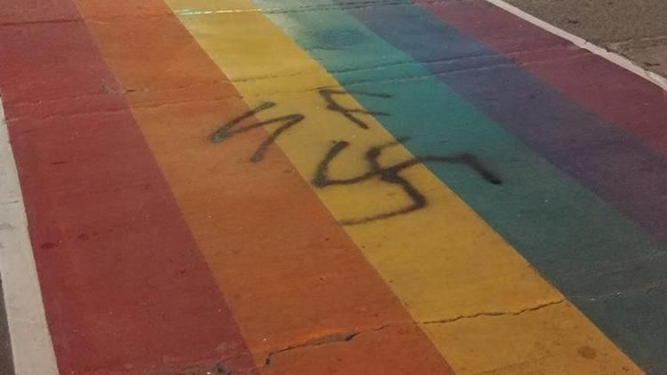 Toronto, Rainbow Crosswalk, Vandalism