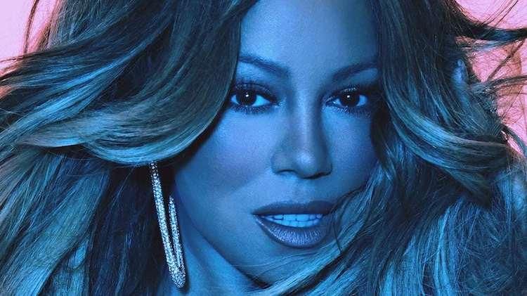 Mariah Carey single cover art for 'Caution'