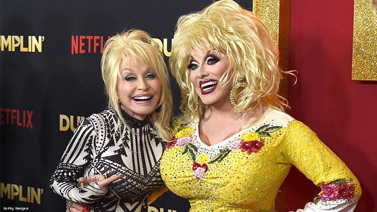 Dolly Parton's makeup does not, in fact, work a 9-5. What a way to make a livin'!