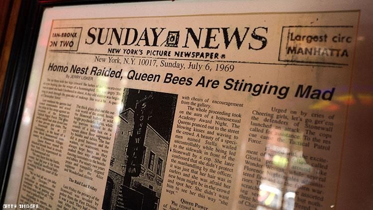 New York Daily News coverage of the Stonewall Riots