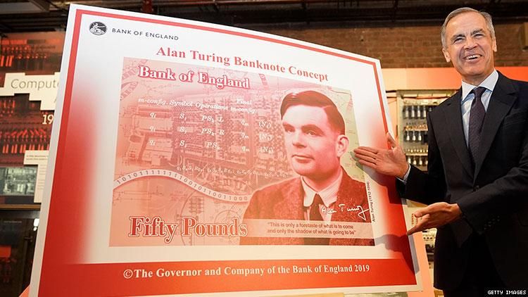 Alan Turing on the 50 Pound Note