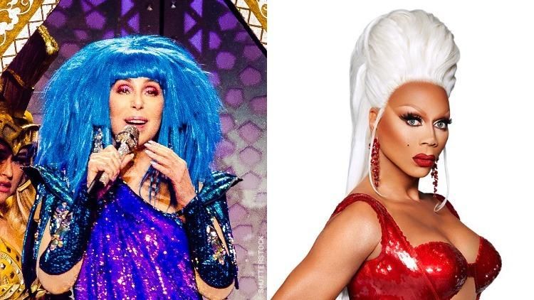 Cher and RuPaul