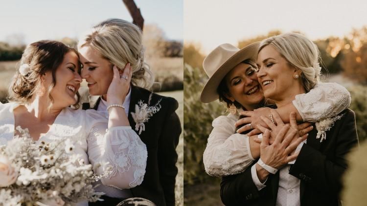 Whitney Erickson and Heidi Carls wedding photos.