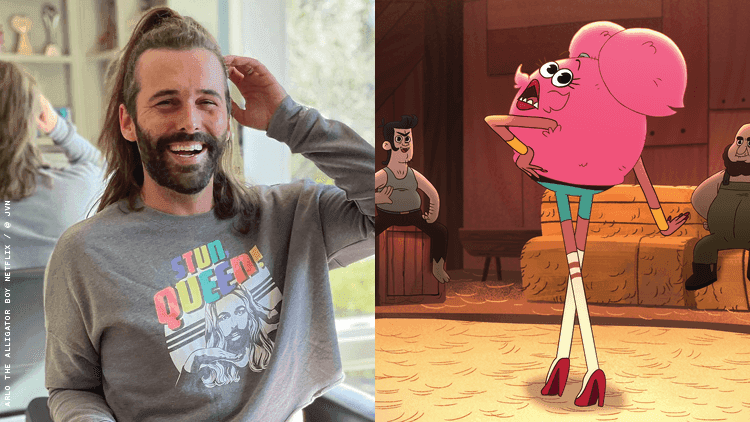 Jonathan Van Ness and Furlecia