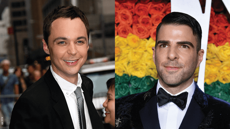 Jim Parsons and Zachary Quinto