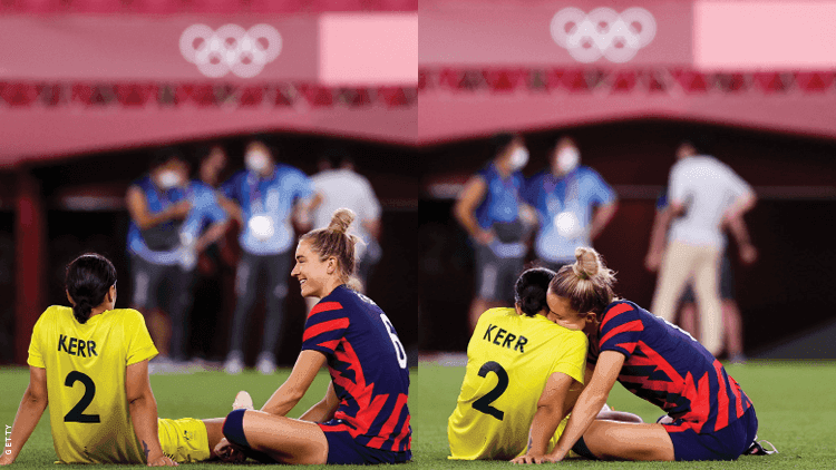 It’s Official! Soccer Olympians Kristie Mewis and Sam Kerr Are an Item