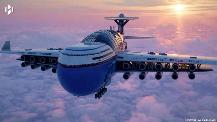 This Massive Nuclear-Powered Jet Hotel Looks Amazing and Terrifying