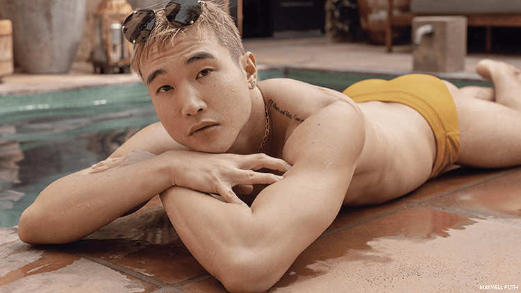 Joel Kim Booster Wears Speedos, Favorite Fire Island Gear in New Cover