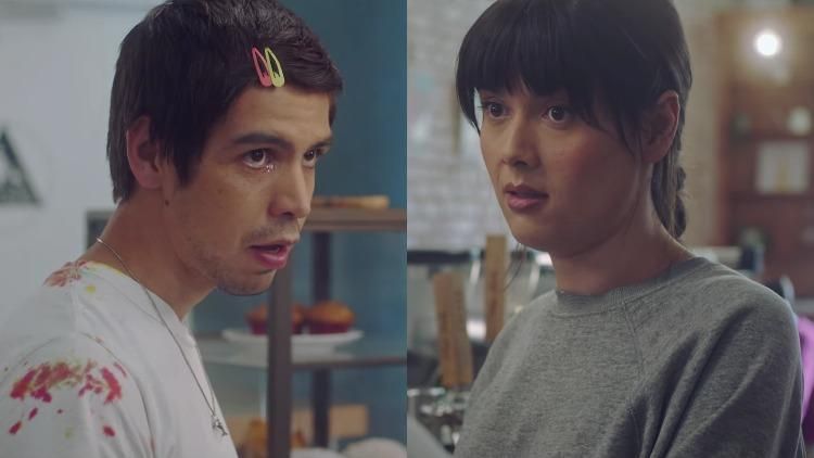 Julio Torres and Patti Harrison