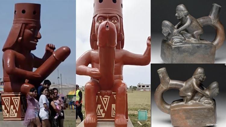 Peru Penis statue and gay sex ceramics